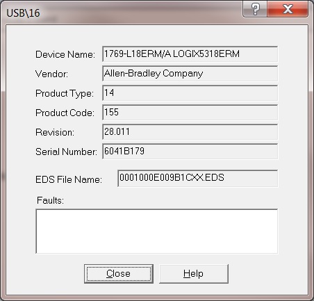 change serial number rslogix 5000